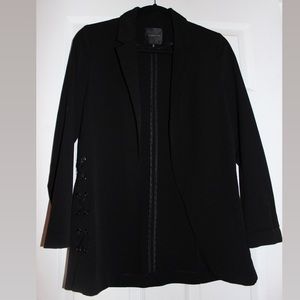 Dynamite Blazer with X detail on sides, lace up